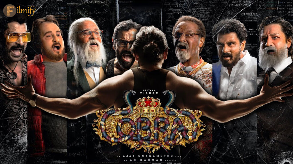 Vikram played seven roles in the movie Cobra