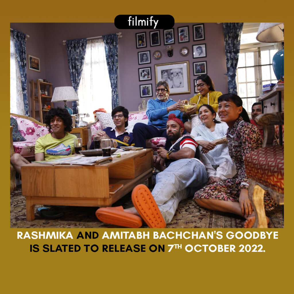 Rashmika Mandanna, Amitabh Bachchan Good bye on 7th October