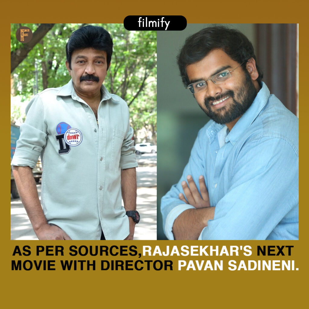 Rajasekhar will do a film with Pavan