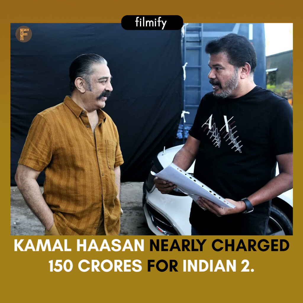 Kamal Haasan's Huge remuneration for Indian 2