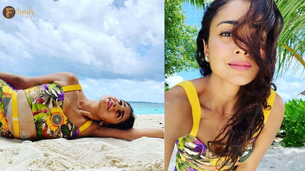 Shriya, who is resting in Maldives with her family members