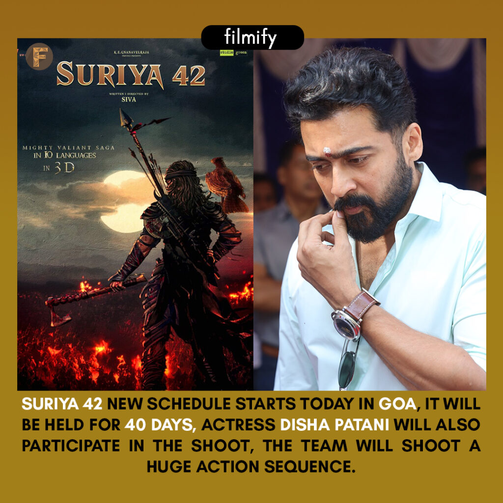 Suriya42 Shoot Update