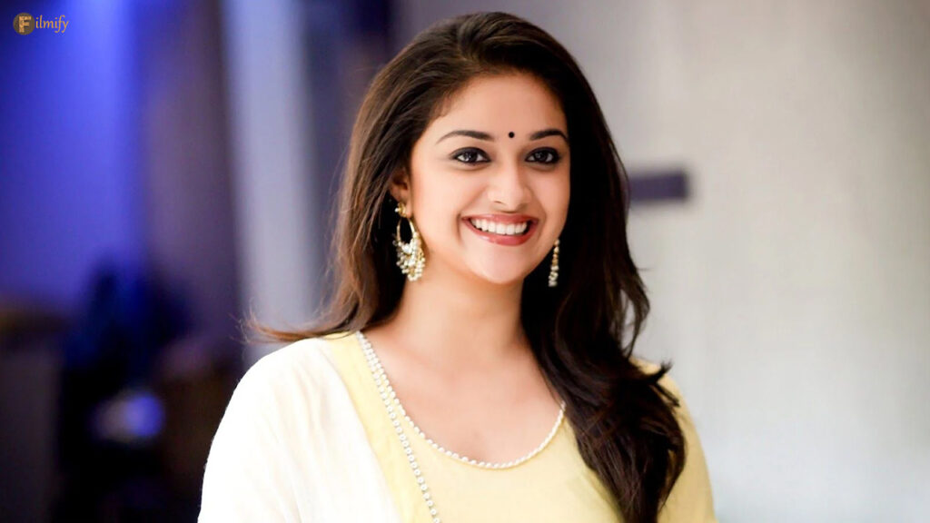 Keerthy Suresh Says She Loves Movies Like Her Own Child..