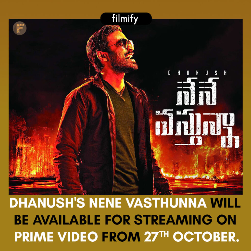 Nene Vasthunna OTT Release Date