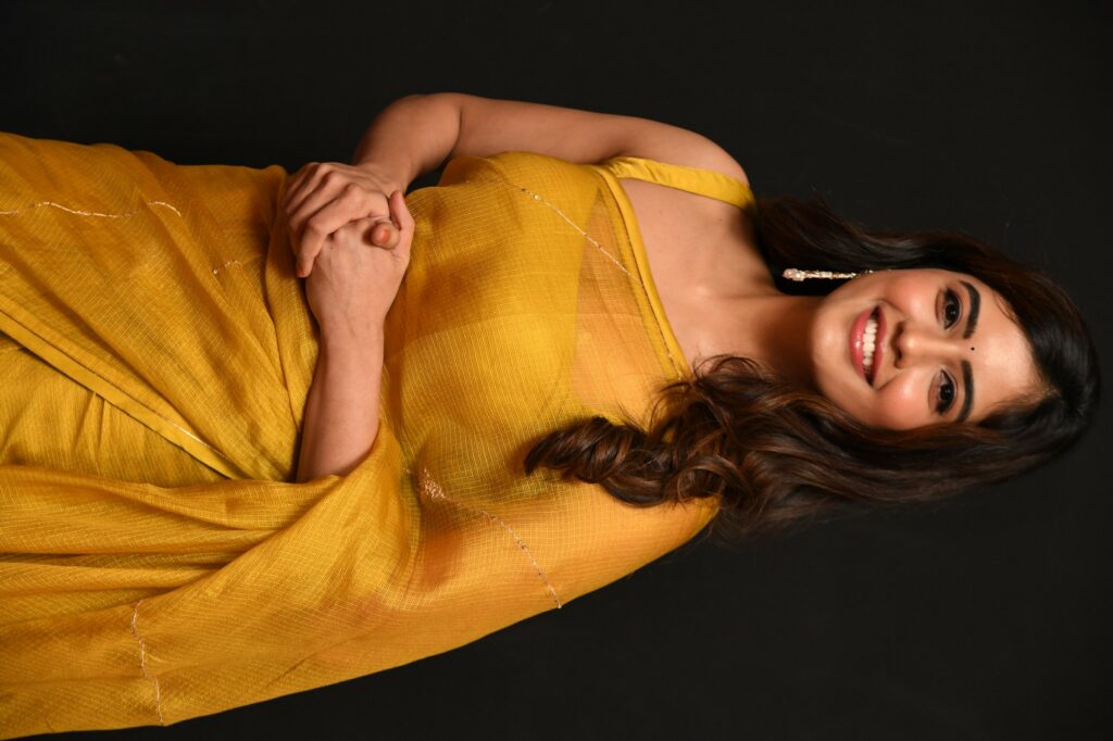 Amritha Aiyer Clicks at Hanu Man Teaser Launch