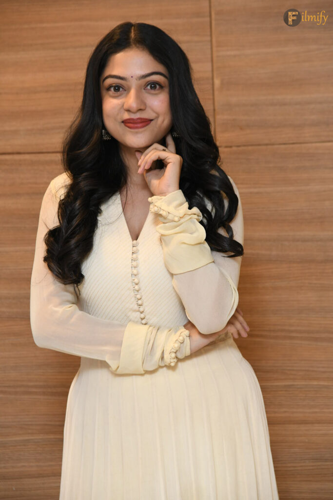 Actress Varsha Bollamma Clicks From Meet Cute Webseries Pre Release Event