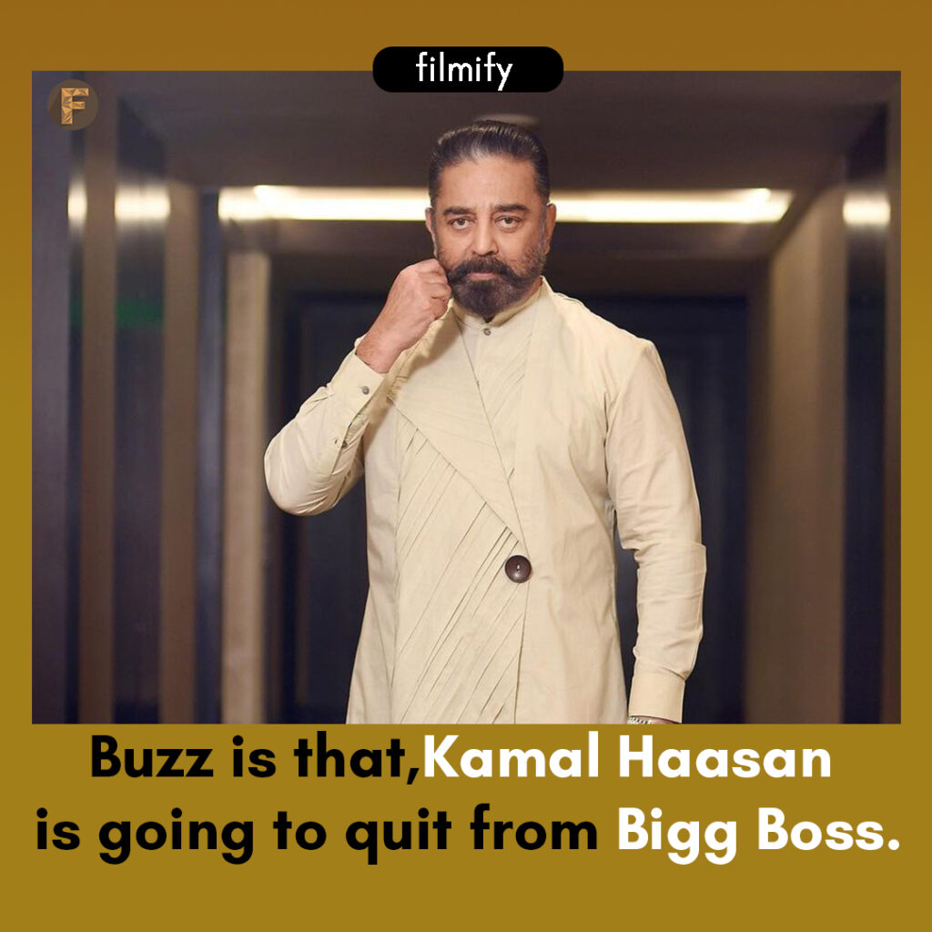 Kamal Leaves Bigg Boss