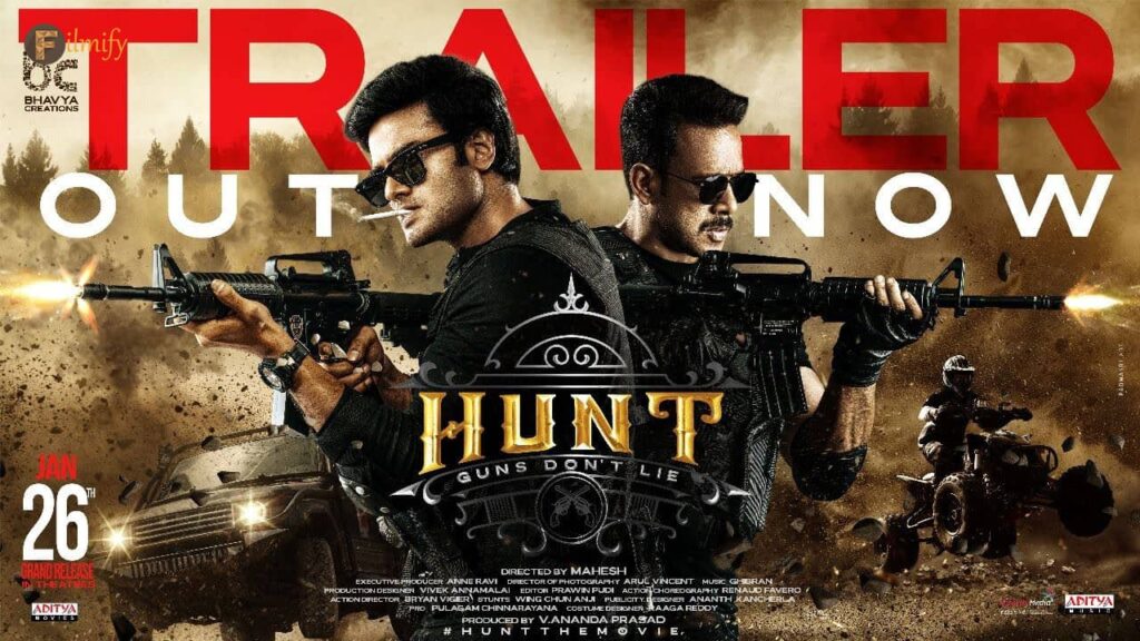 Sudheer Babu's Hunt Movie Official Trailer
