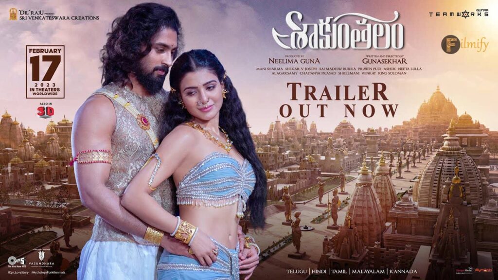 Samantha's Shaakuntalam Telugu Trailer