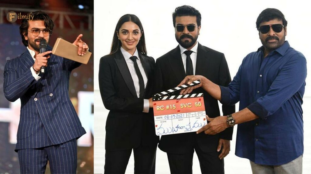 Ram Charan and Shankar's movie RC 15 is titled as CEO