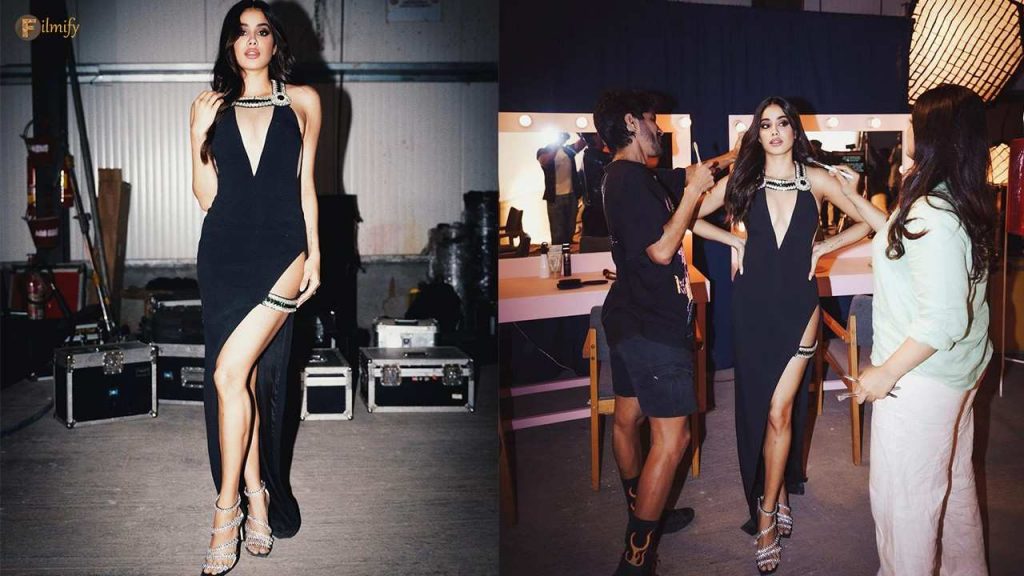 Bollywood beauty Jhanvi Kapoor is rocking with her glamor show