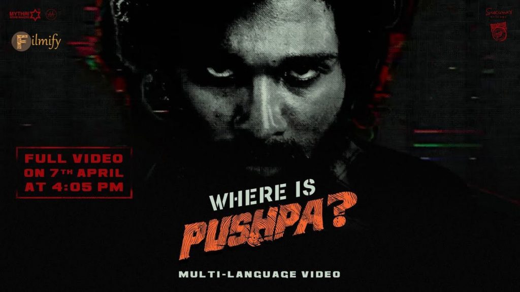Pushpa 2 Glimpse: Where the original Pushpa, interestingly the icon star