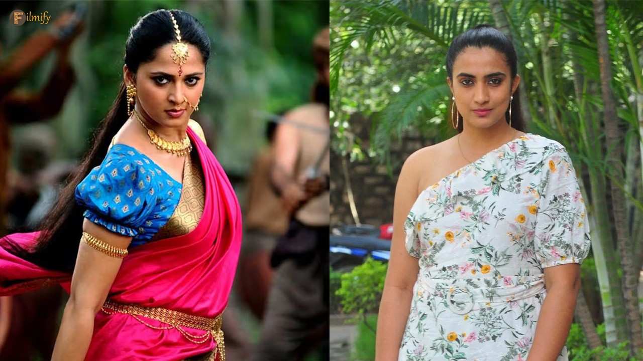 Do you know who acted as a dupe for Anushka in Baahubali...!