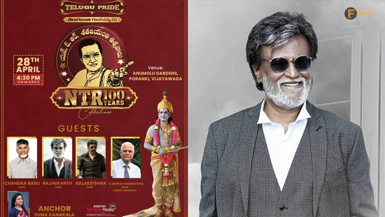 NTR Centenary Celebration with Rajinikanth as Chief Guest