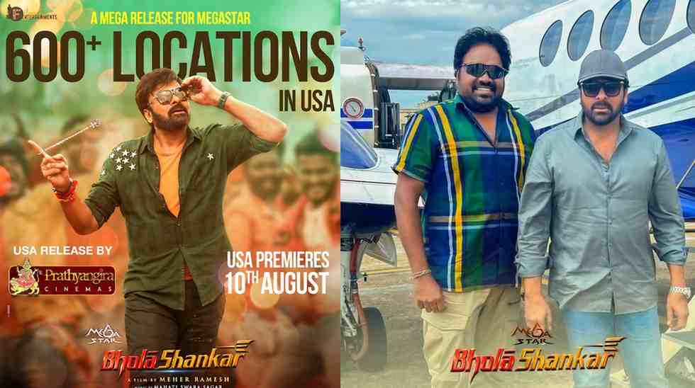 Bhola Shankar release in six hundred locations overseas