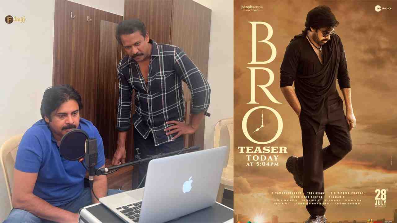 Is Pawan Kalyan's dubbing only for the teaser? Or the whole movie?