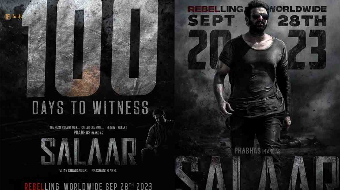 Prabhas Salar movie teaser is releasing in July