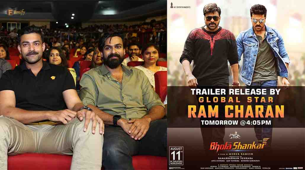 Bhola Shankar Trailer Launch by Ram Charan