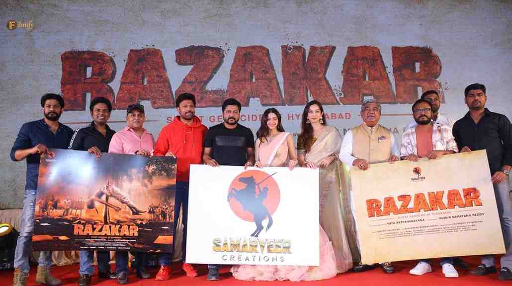 Razakar is a film coming in the backdrop of Telangana.