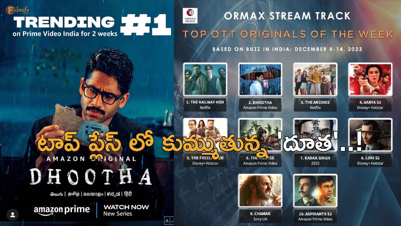 'Dhoota' is trending at the top place on Amazon Prime