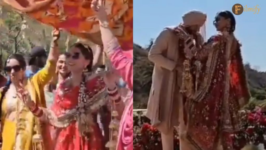 Taapsee.. Taapsee marriage video leak.. goes viral on social media..!