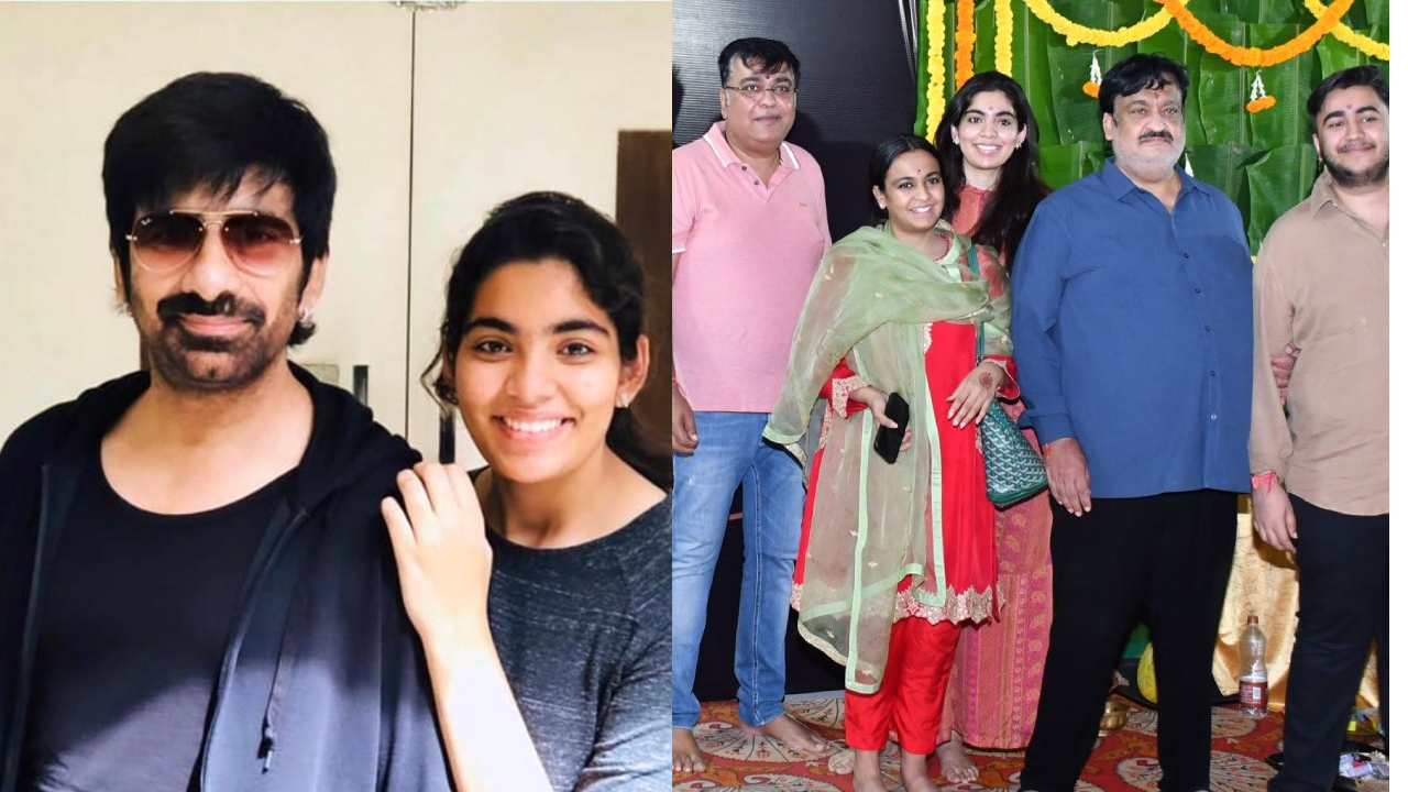 Raviteja:The daughter did such a thing for her father.. Photos went viral!