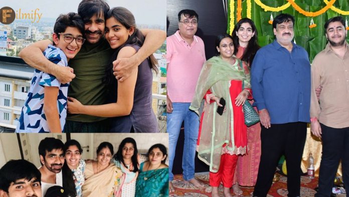 Raviteja:The daughter did such a thing for her father.. Photos went viral!