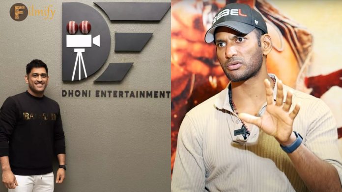 Vishal: Shocked to hear Dhoni's debts.. Hero open comments.. !