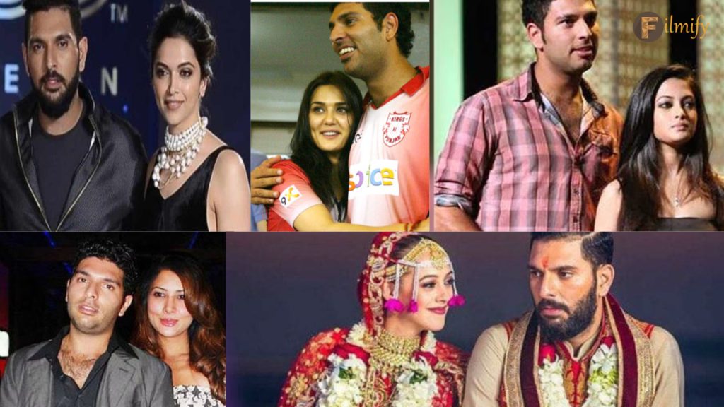 Yuvaraj Singh:Yuvaraj Singh Romance with So many Bollywood heroines..!