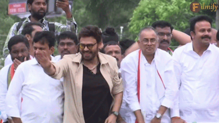 victory-venkatesh-who-entered-the-arena-to-support-congress