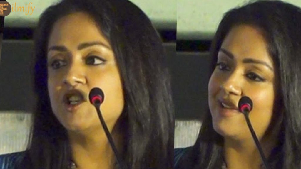Jyothika: In 27 years not a single opportunity came..why..?