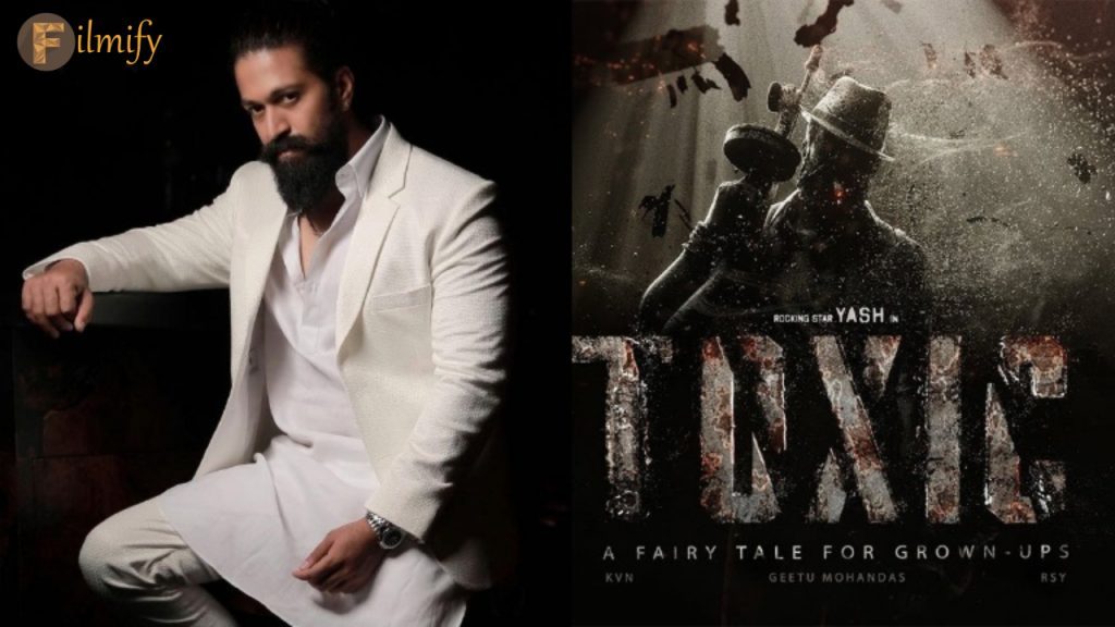 Toxic: Yash is following the KGF strategy.. is the story ready..?